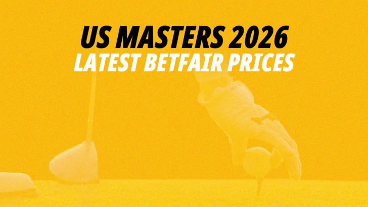 Image for US Masters 2026 Betfair prices update